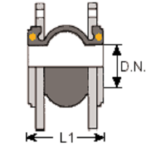 KLINGER Gummi kompensatorer Type F8.500 2