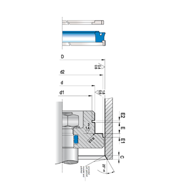 KLINGER Stempeltætninger PAE pt Diagram