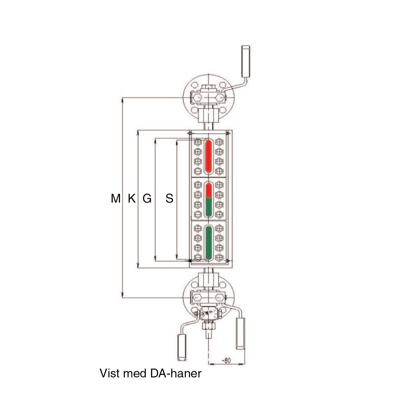 KLINGER Niveaumåling Bypass Transparentviser KT-75
