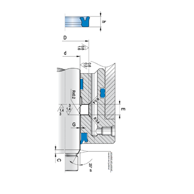 KLINGERStangtætning RSB2 pt Diagram
