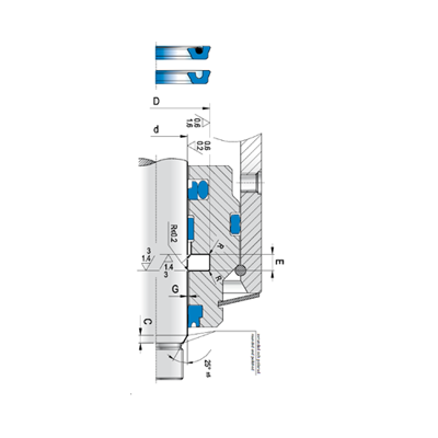 KLINGER Stangtætning RSO pt Diagram