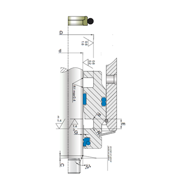 KLINGER Stangtætning TSS pt Diagram