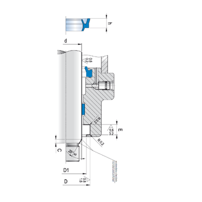 KLINGER Pneumatik Afstryger BWA pt Diagram