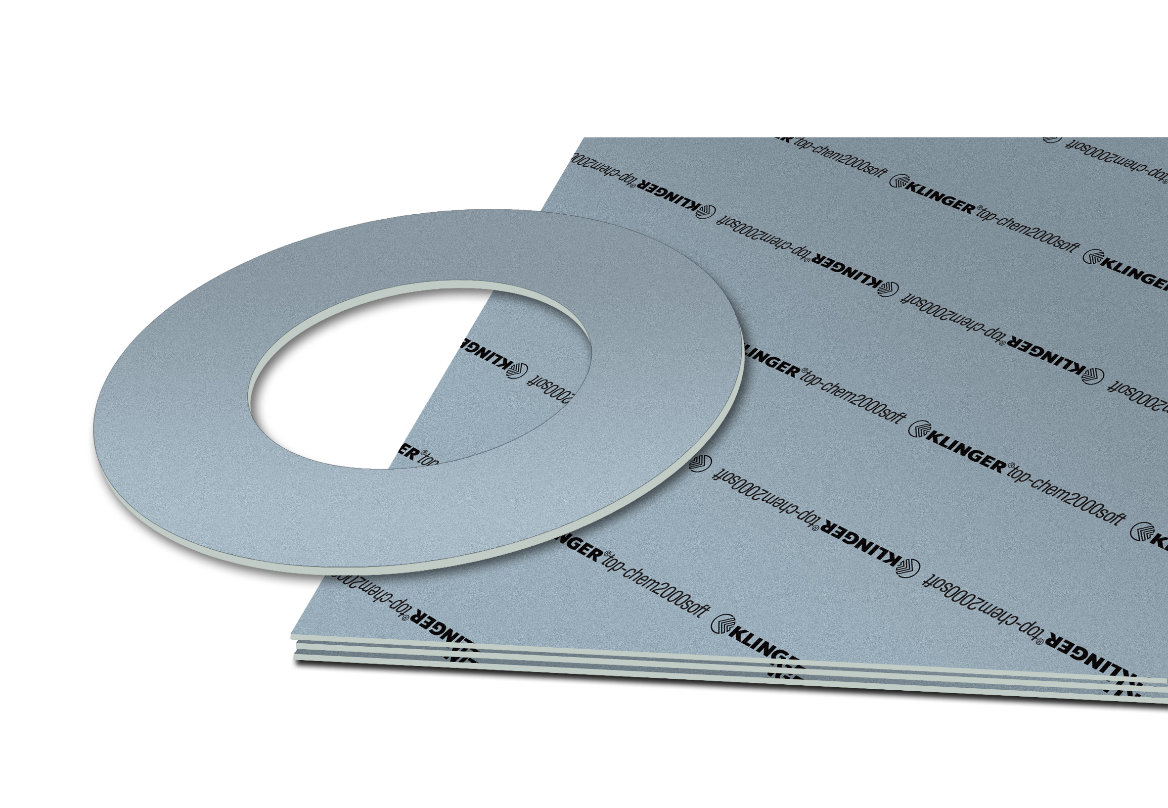 KLINGER PTFE Pakninger KLINGER®top-chem2000 ring og plade 1