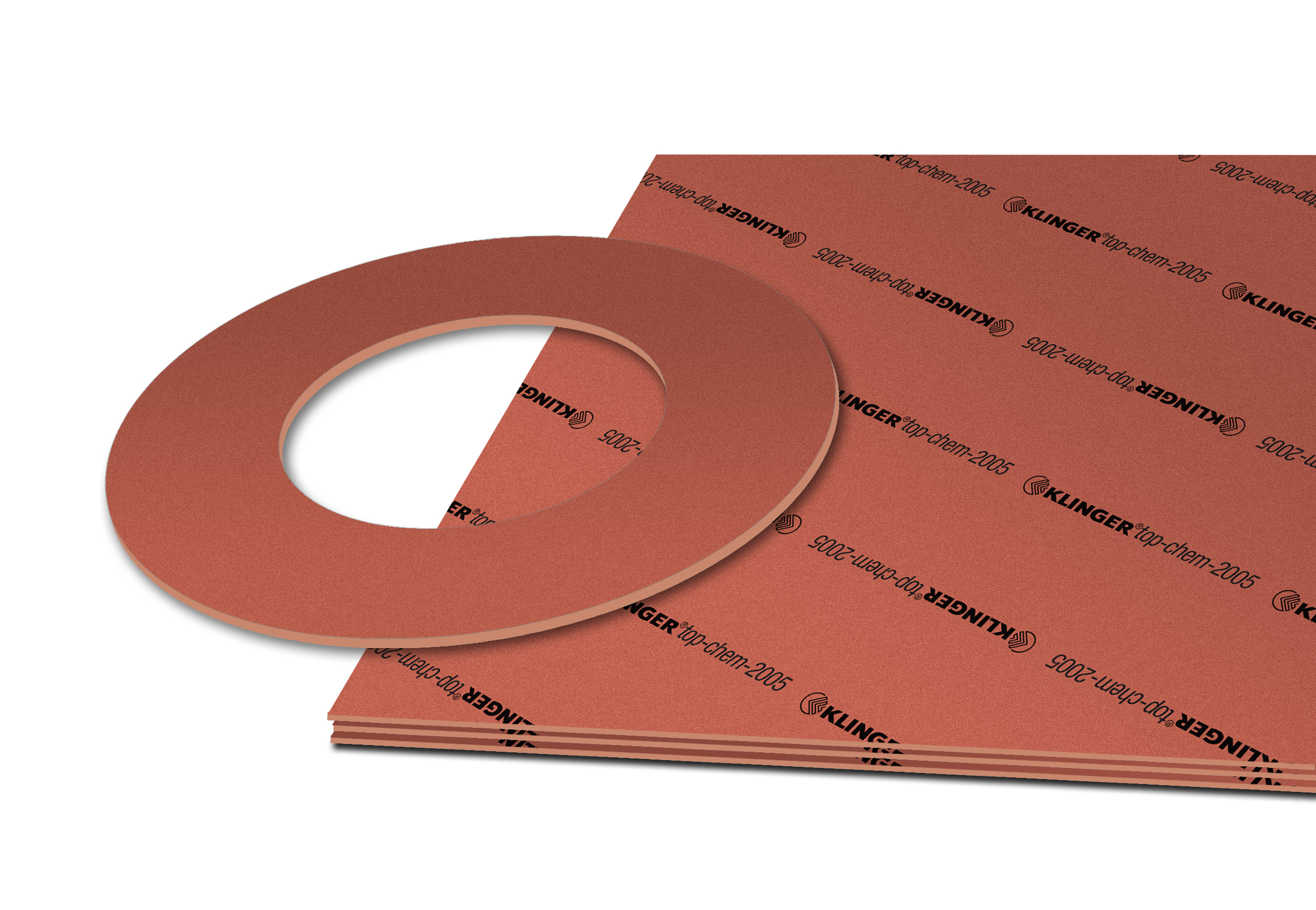 KLINGER PTFE Pakninger KLINGER®top-chem2005 ring og plade 1