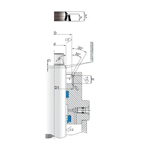 KLINGER Pneumatik Afstryger BWH-N pt Diagram