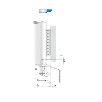 KLINGER Pneumatik Afstryger LWA pt Diagram