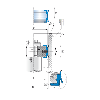 KLINGER Stempeltætning MPS2 pt diagram